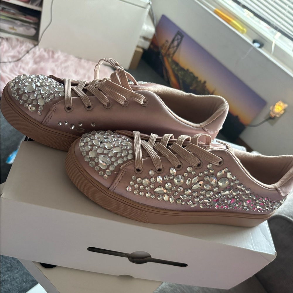 Bedazzled shoes